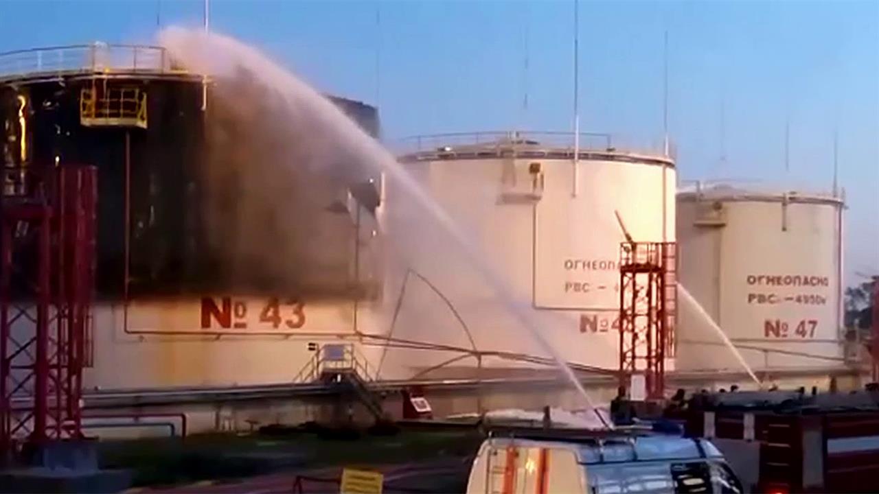 Крупный пожар потушили на Кубани