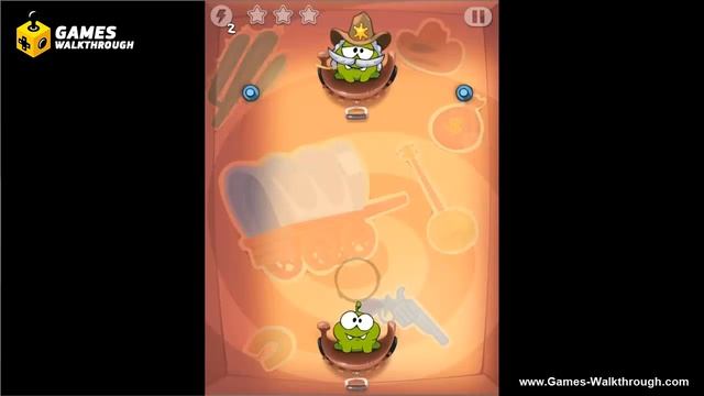 Cut the Rope: Time Travel - Wild West Level 1-15 Full Walkthrough
