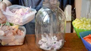 КУРИЦА В БАНКЕ в собственном соку с овощами (готовый обед) простой рецепт!
