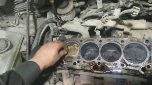 Одна из причин, по которой сгорела прокладка ГБЦ на TOYOTA COROLLA