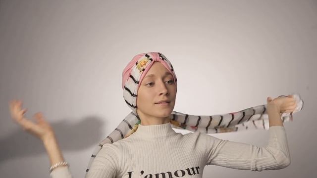 Инструкция к модели "Тюрбан" Golova с платком смотреть онлайн