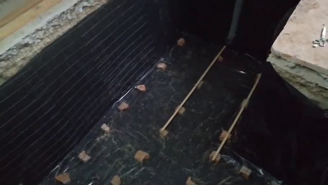 Стройка смотровой ямы 2. Пол, гидроизоляция, вентиляция. смотреть онлайн