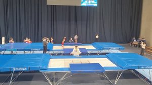 Ширимова Полина. Московские соревнования по прыжкам на батуте. Программа 2 спортивного разряда.