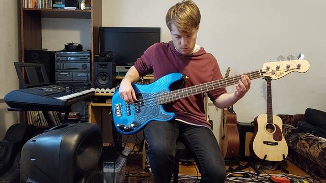 Squier Affinity P Bass PJ LPB - DEMO TEST смотреть онлайн