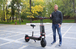 Электросамокат за 100000руб на что он способен? Yokamura Raptor 13. Обзор