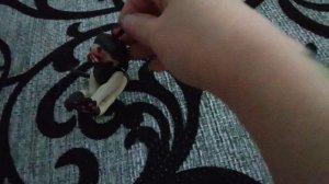 Девочка кошка из пластилина