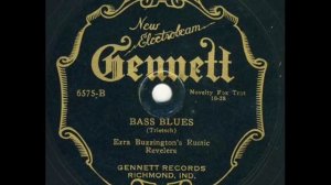 Ezra Buzzington - "Bass Blues" Richmond August 18th, 1928