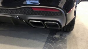 Холодный пуск GLE 63s + Прострел! Стоковый выхлоп. Original Exhaust Mercedes GLE63 s