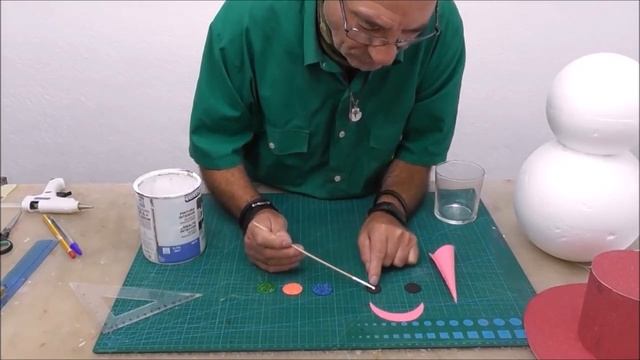 Снеговик для украшения к Рождеству diy смотреть онлайн