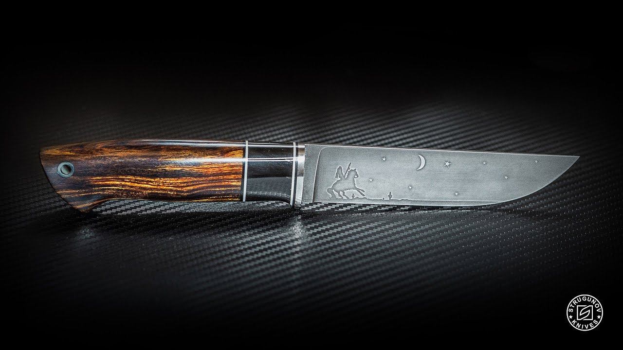 Делаем Нож с рукоятью из Ironwood