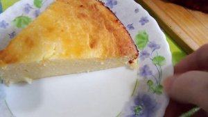 Пышная творожная  запеканка без масла!