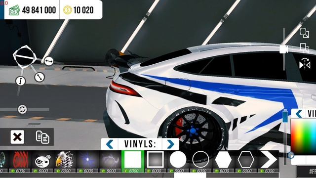 Как сделать топ винил на Mercedes 63gt | акула в car parking multiplayer