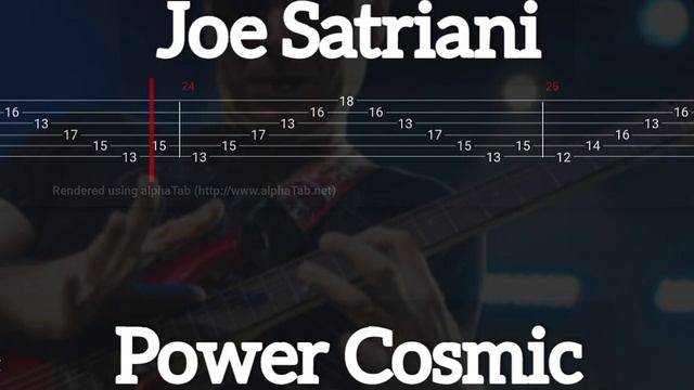 Joe Satriani - Power Cosmic ( Tab Guitar )