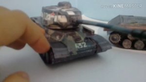 Танк ИС-2 из бумаги