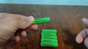 Щелочные аккумуляторные батарейки / AliExpress