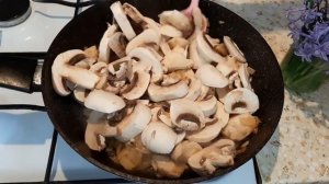 Запеченный перец с курицей и грибами. И почему я так раньше не готовила