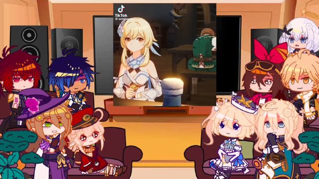 🍾Genshin Impact React to : Venti/Barbatos || Venti Angst || Mondstadt ! Gacha Club ! смотреть онлайн