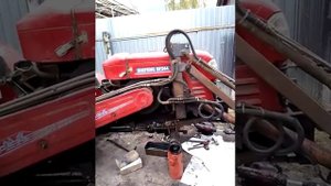 шифенг 244 .Сломался шрус ,меняем на уазовский.