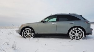 Штатный (стоковый) звук выхлопа без катализаторов Infiniti FX35 S50 2005 года