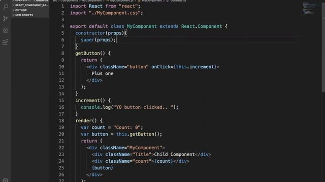React Component: Constructor (Part 4) смотреть онлайн
