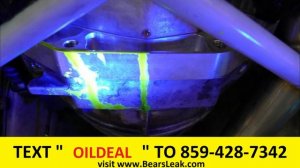 How To Find An Oil Leak with UV DYE and UV Light EASY