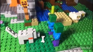 Приключение Стива и Алекса часть 32 "Битва с монстрами" - LEGO MINECRAFT