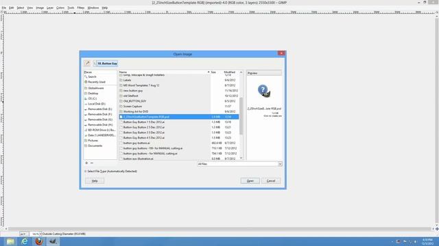 How to Design a Button in GIMP Using Photoshop Templates смотреть онлайн