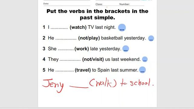 อธิบายแบบฝึกหัด Regular verb #1 смотреть онлайн