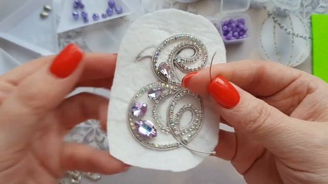 Брошь "буква Е" мастер класс/Brooch "letter E" master class #брошьбуква #брошиизбисера #мастеркласс
