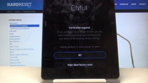 HARD RESET HUAWEI MediaPad T5 - Remove Personal Data / Bypass Screen Lock