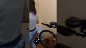 Последствия гонки на велосипеде!!!