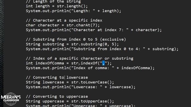 String Manipulation in Java | Creating String Objects and Using String Functions in Tamil