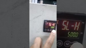 Setting input omron E5CN-H