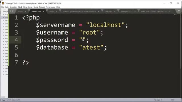 Часть 4. PHP. Создание соединения с базой данных смотреть онлайн