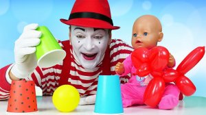Весёлые игры – Лучшие фокусы для БЕБИ БОН! – Мультики для детей. Смешные видео куклы Baby Born