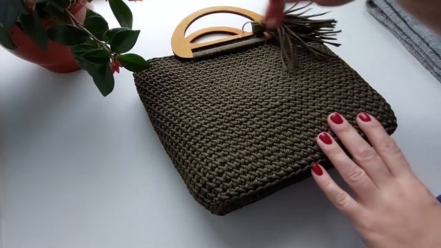 Вязание спицами и крючком.Вязаные сумки,корзинки крючком