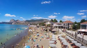 Судак, Пляж, Кипарисовая Аллея