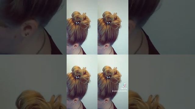 свадебная прическа пучок/ пучок на средние волосы/ причёски 2022/ пучок с челкой/пучок без валика смотреть онлайн