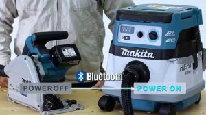 Makita DSP601ZJU Twin 18v LXT Cordless Plunge Saw with AWS™ Auto Start Wireless System