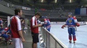 World Champ. Inline-Hockey France 2014, Latvia-Russia 1st part / Латвия-Россия ЧМ 2014 по хоккею