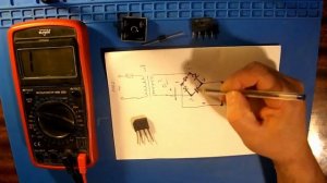 Как прозвонить диодный мост мультиметром.
