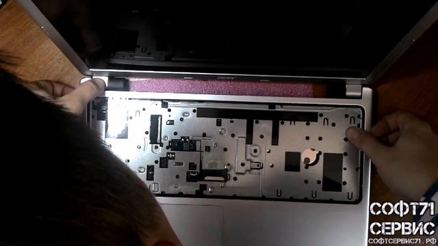 Acer Aspire v531G как разобрать и почистить систему охлаждения смотреть онлайн