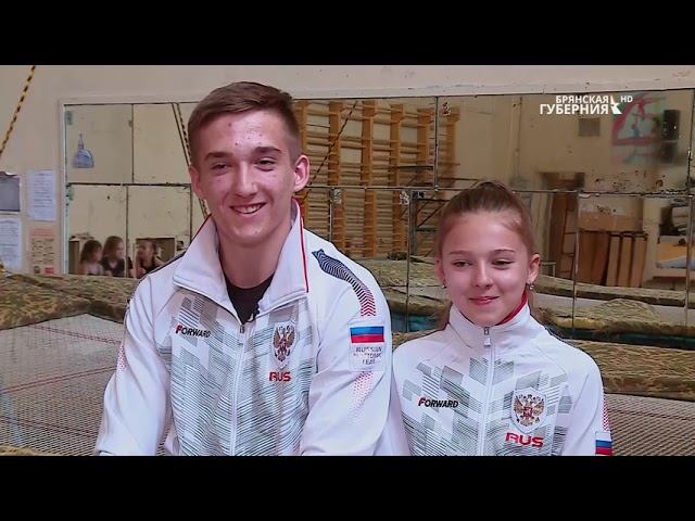 «Маленькие звезды большого спорта». Акробаты Алина Василевская и Артемий Петровский