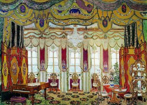 Русский художник Александр Головин (1863 – 1930). Галерея картин и эскизов декораций.