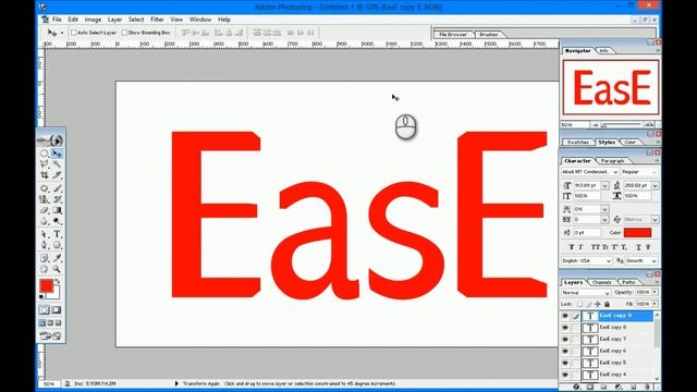 how to create 3d in photoshop 7 | 1 MinutE AwEsomEnEss #25 - EasE смотреть онлайн