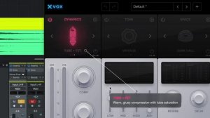 Nuro Xvox Audio - секция компрессора и де-эссера. Сведение вокала