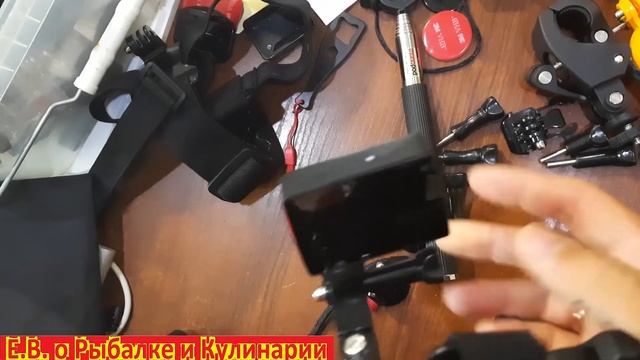 Набор аксессуаров DEXP K29 ДЛЯ экшн  камеры,НУЖНАЯ И БЮДЖЕТНАЯ ВЕЩЬ ДЛЯ СЪЕМОК КОНТЕНТА.