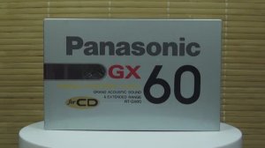 Кассета Panasonic GX 60/ 1989 год