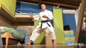 2° KIHON SHOTOKAN - Passaggio KOKOTSU DACHI - MAE GERI - ZENKOTSU DACHI