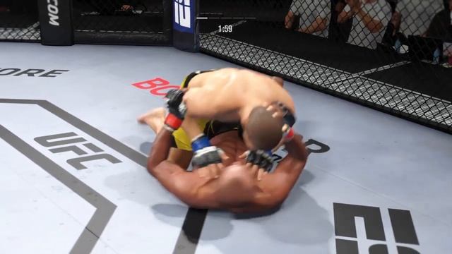 КАМАРУ УСМАН VS ХАМЗАТ ЧИМАЕВ UFC 4 CPU VS CPU смотреть онлайн